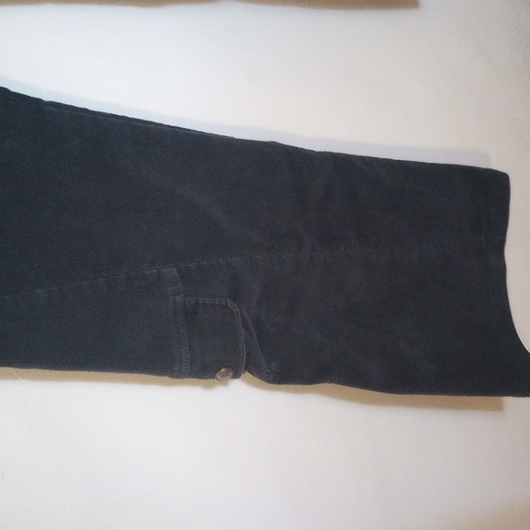Athleta Bluegreen Corduroy Cargo Pants Mid-Rise Size 6 Tall - Picture 3 of 9